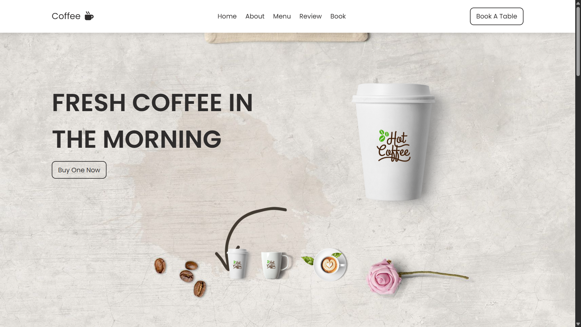 Online Coffee Shop Website